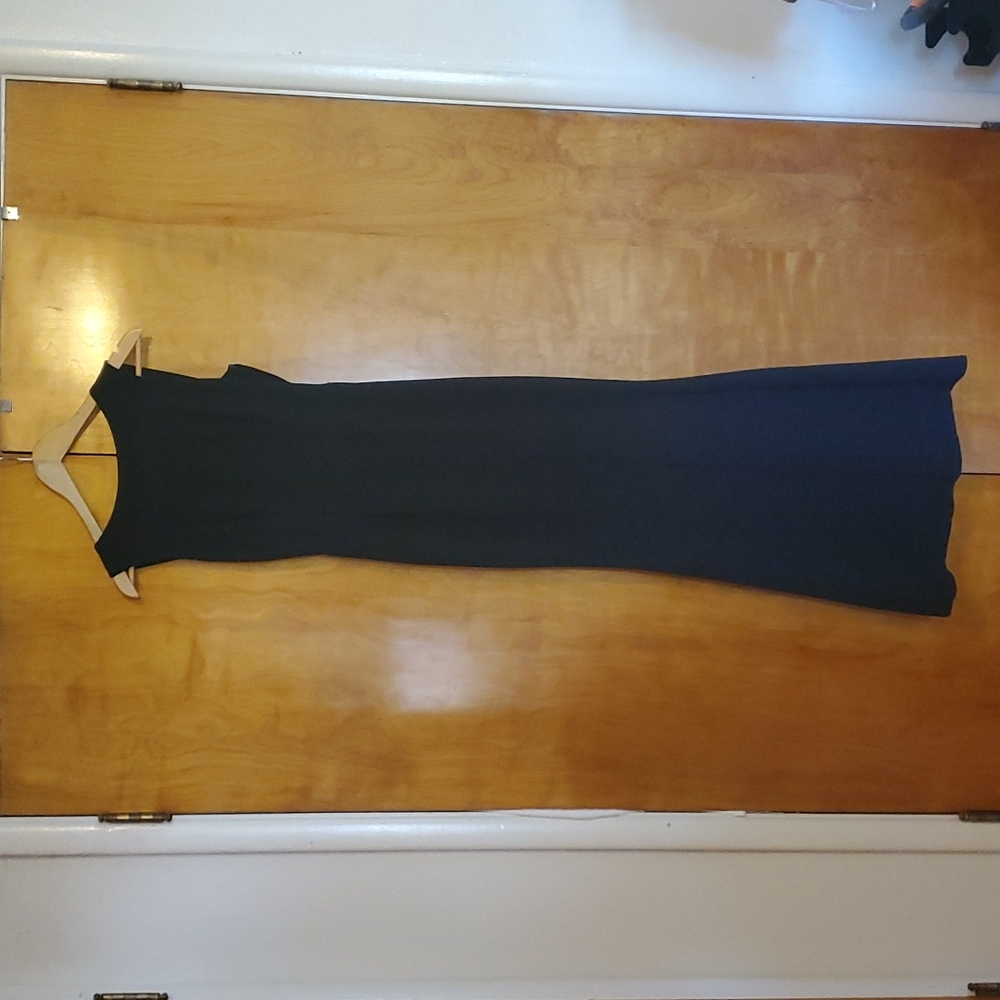 Women's black cocktail dress